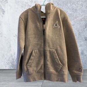 Jordan zipped hoodie size 5-6 boys